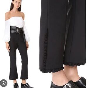 Cinq a Sept Ruffle Hem Pants